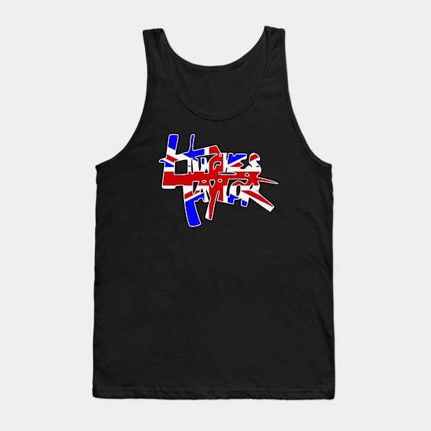 Hughes Taylor Union Jack Logo (Dark Shirts) Tank Top by hughestaylor